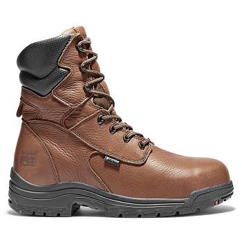 Timberland Férfi PRO TiTAN 8" Alloy Toe Munkavédelmi Bakancs Barna